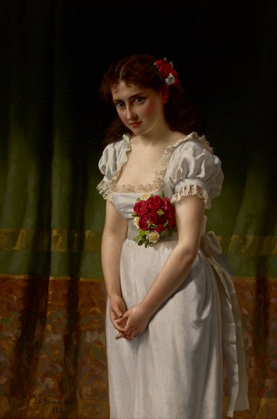 Meditation by John George Brown